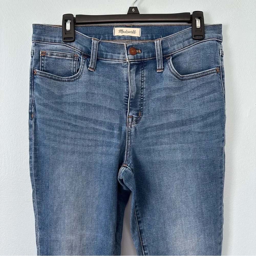 Madewell Roadtripper Skinny Jeans Size 29 Tall Medium Wash High Rise Stretch EUC